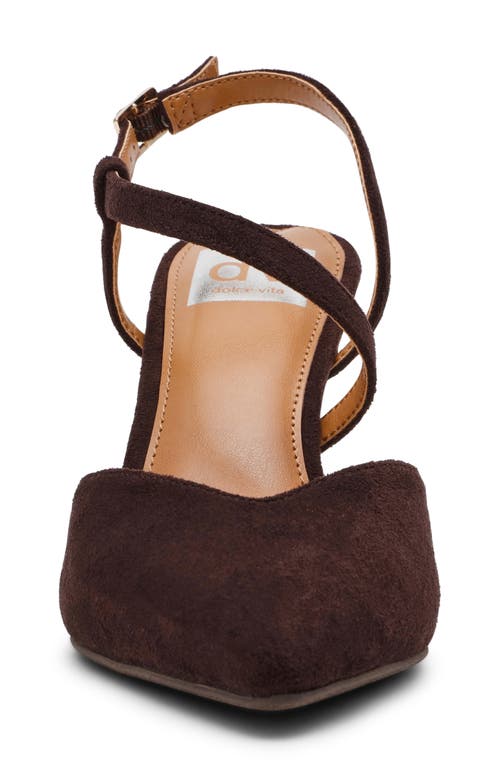 Dolce Vita Dv By  Erina Ankle Strap Pump In Brown