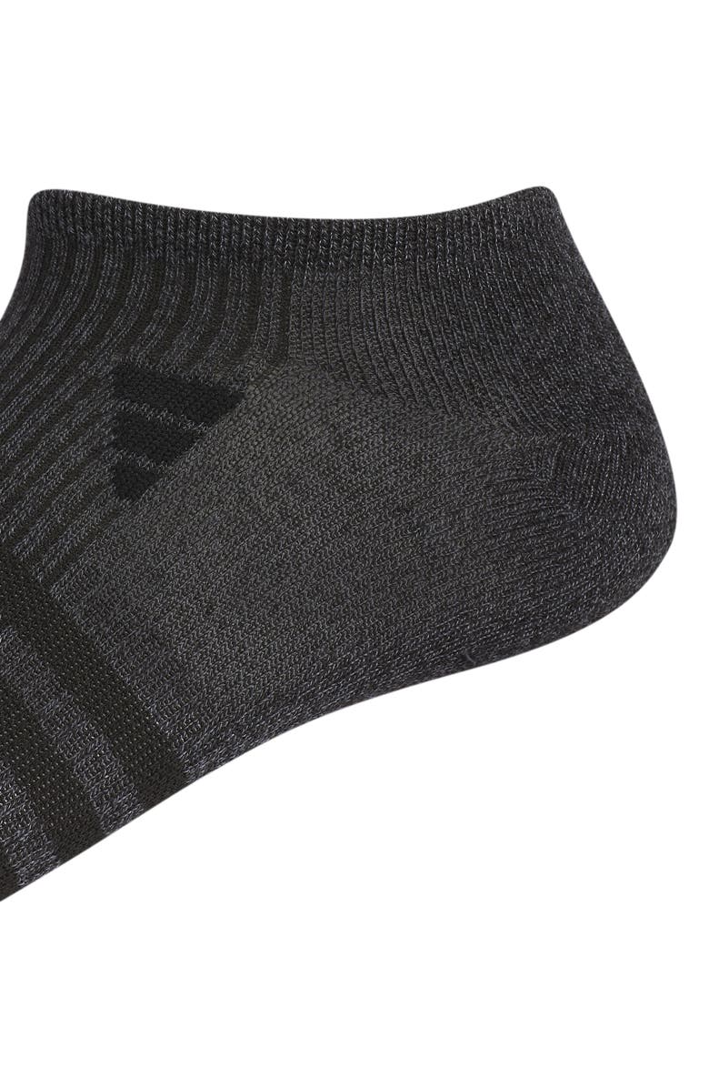 adidas 6-Pack Superlite Super No-Show Performance Socks, Alternate, color, Onix Grey/ Black