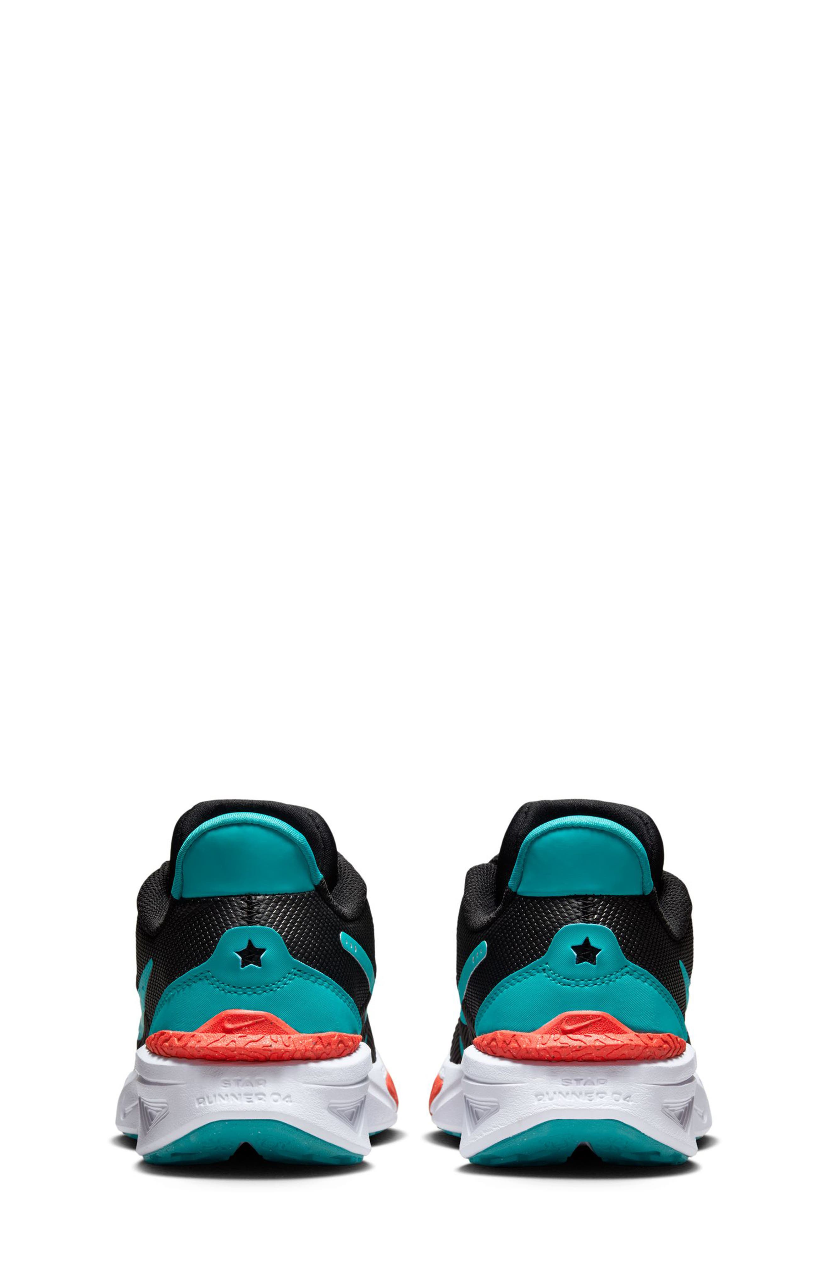 Nike Kids' Star Runner 4 NN GS Sneaker, Alternate, color, Black/ Dusty Cactus/ Crimson