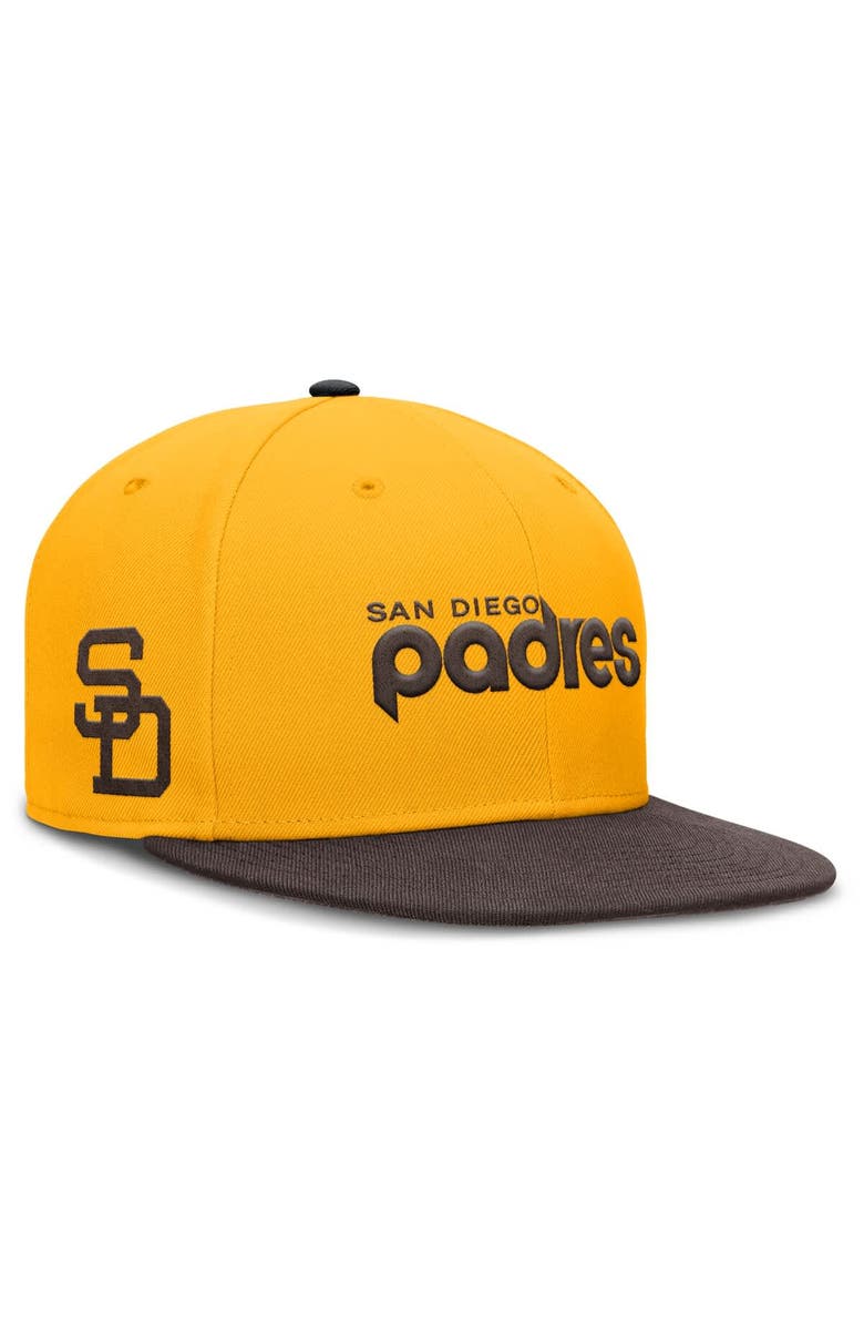 Nike Men's Nike Gold San Diego Padres True Performance Fitted Hat, Alternate, color, Gold