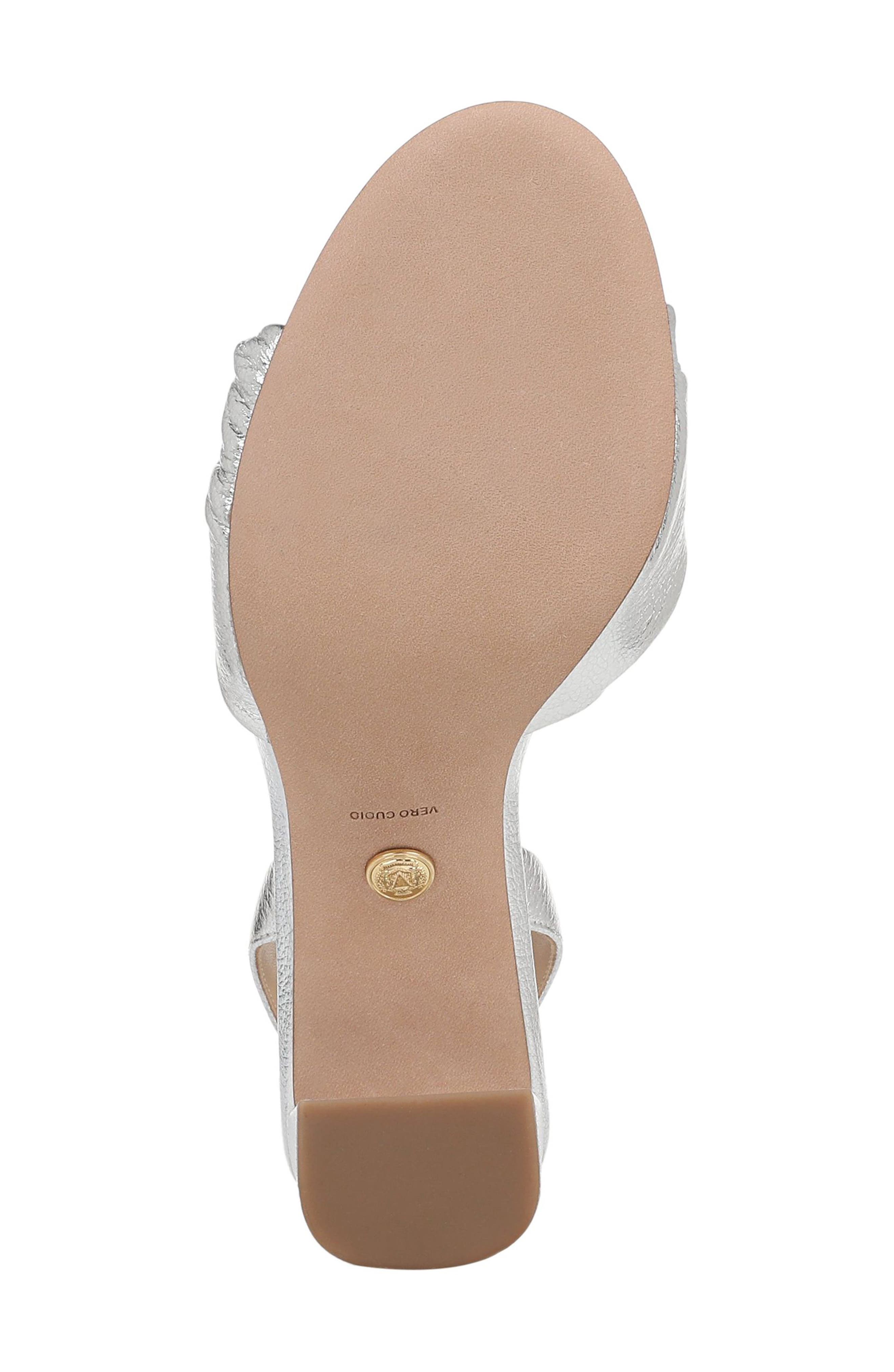 Veronica Beard Tullia Slingback Sandal, Alternate, color, Silver