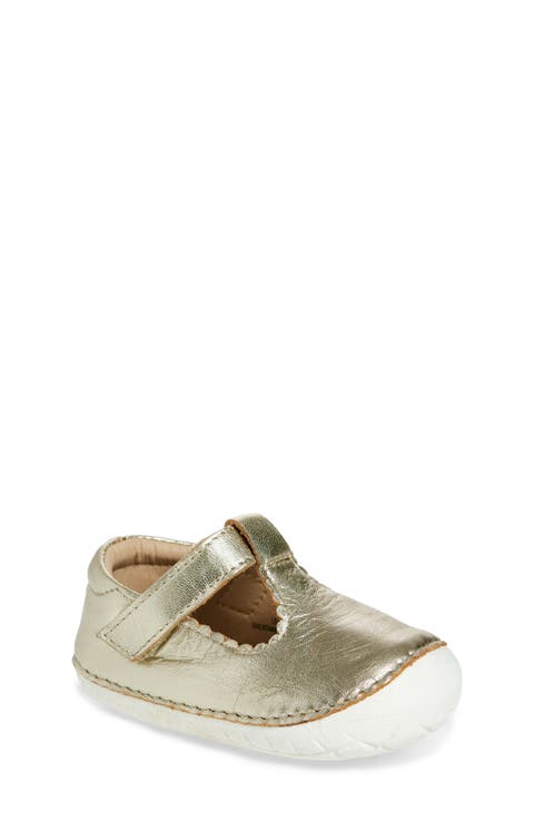 Pave T-Strap Sneaker (Baby, Walker & Toddler)