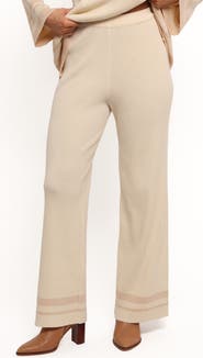 Petal & Pup Lowell Stripe Wide Leg Rib Pants