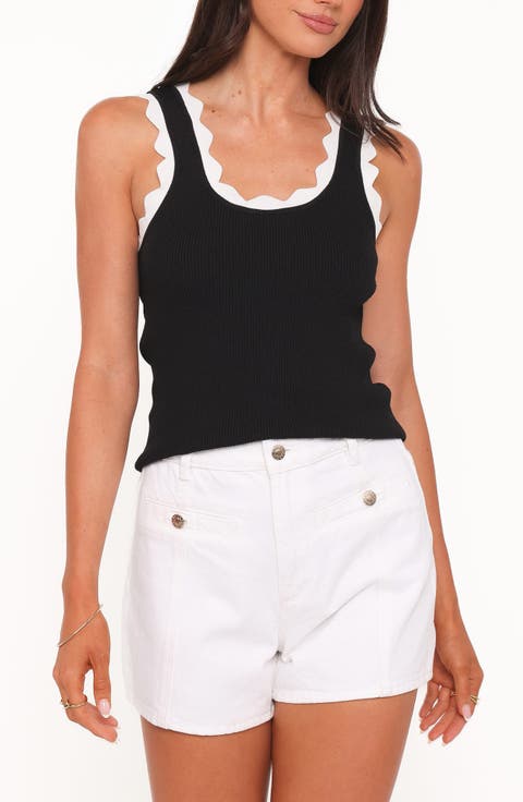Johnson Scalloped Trim Tank