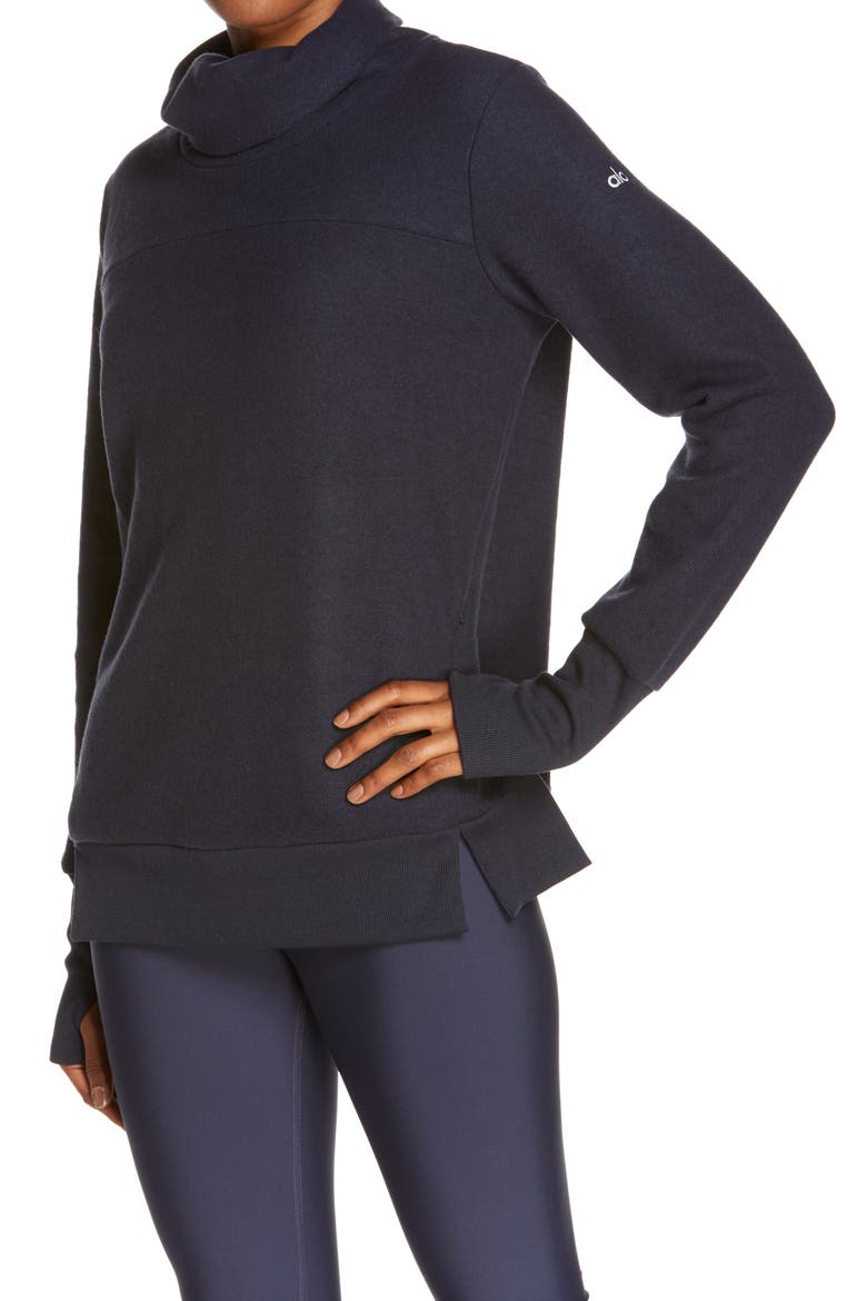 Warmth Cover-Up Turtleneck, Main, color, DARK NAVY