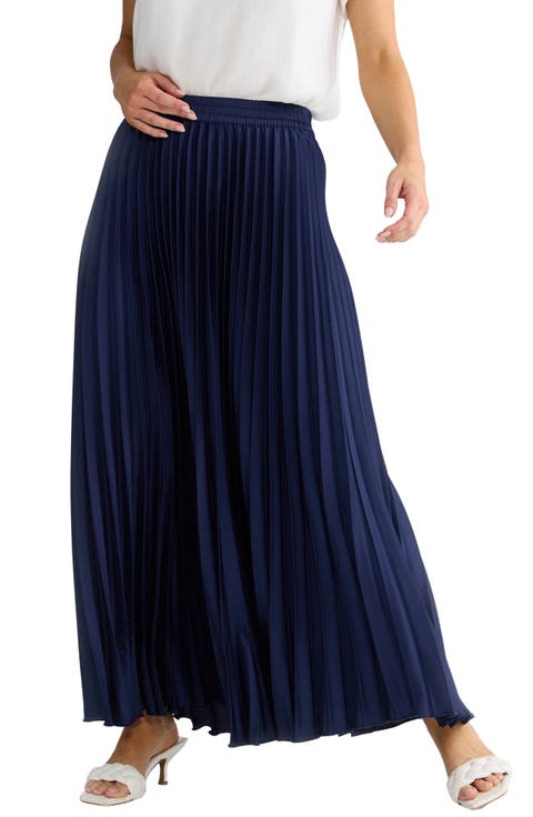 Alias Pleated Maxi Skirt