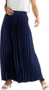 Brave+True Alias Pleated Maxi Skirt