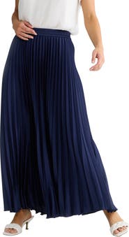 Brave+True Alias Pleated Maxi Skirt