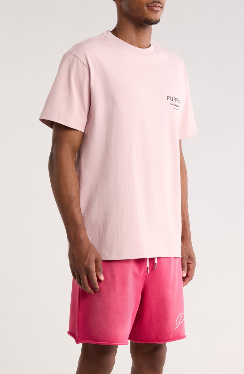 PURPLE BRAND Logo Cotton Graphic T-Shirt, Alternate, color, Pink