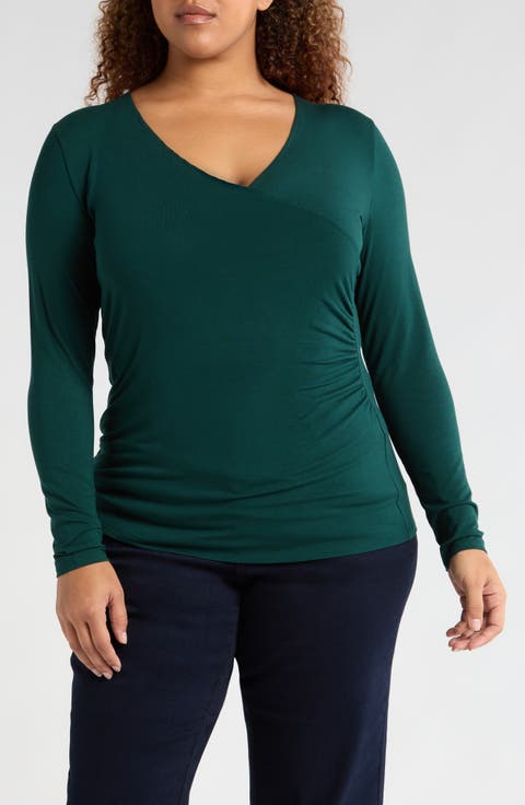 Liquid Cross Front Top (Plus)