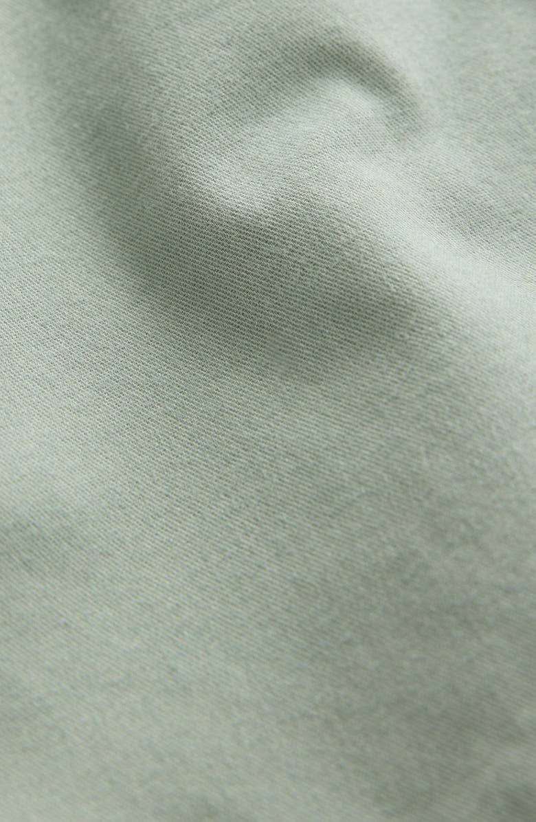 NEXT Kids' Solid Green Knit Cotton Drawstring Shorts, Alternate, color, Green