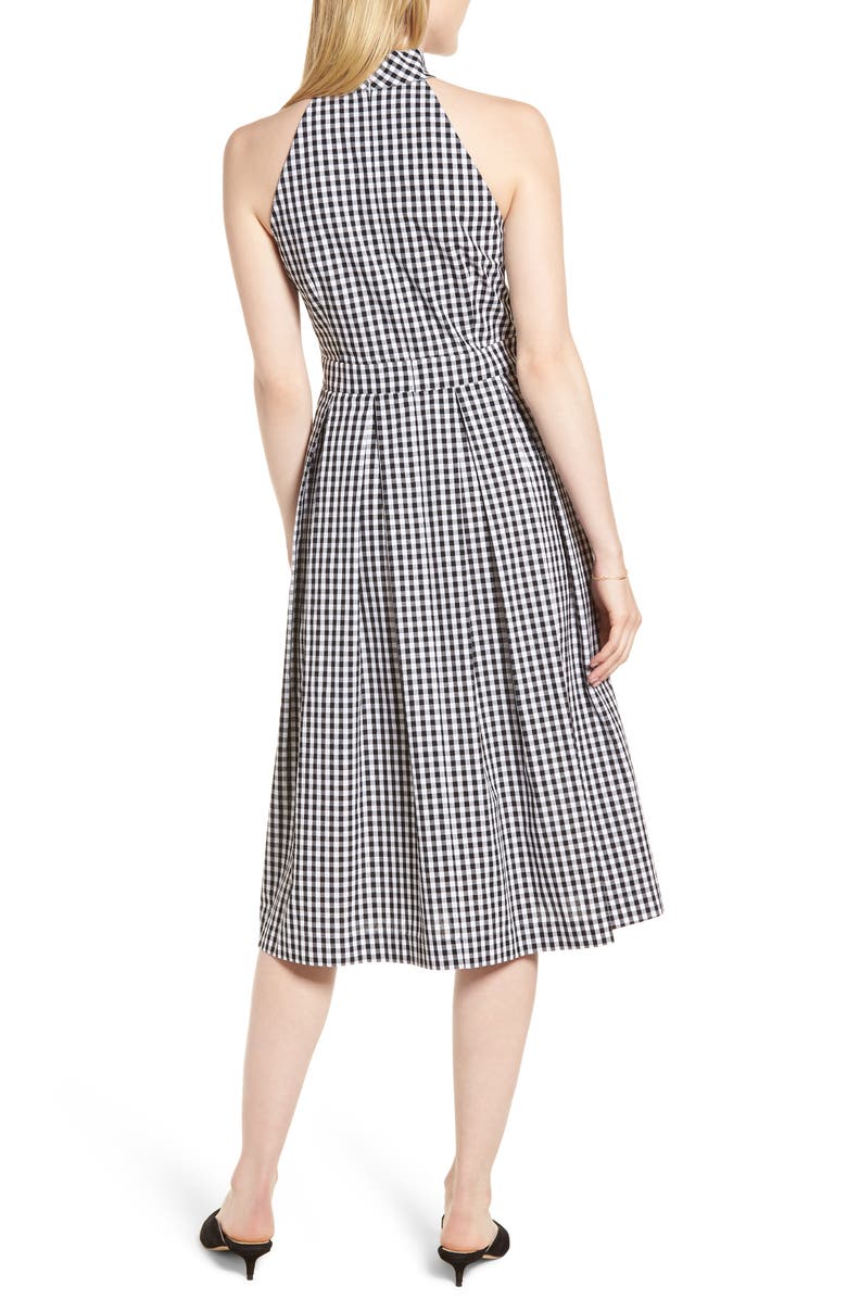 1901 Gingham Halter Dress, Alternate, color, 