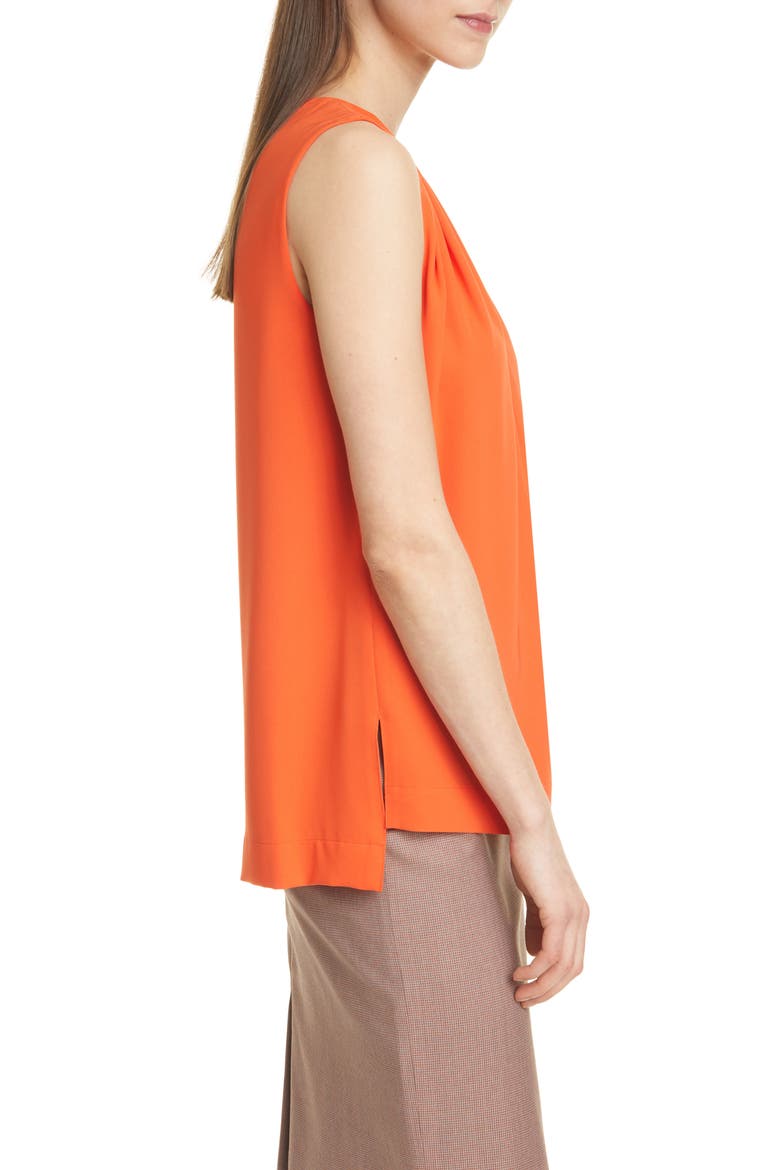Irvetta Sleeveless Blouse, Alternate, color, FIERY ORANGE