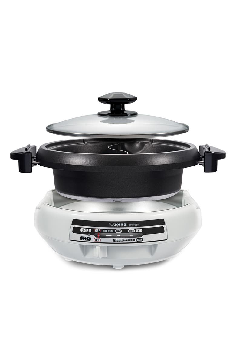 Zojirushi Gourmet d'Expert<sup>®</sup>Electric Skillet, Main, color, White