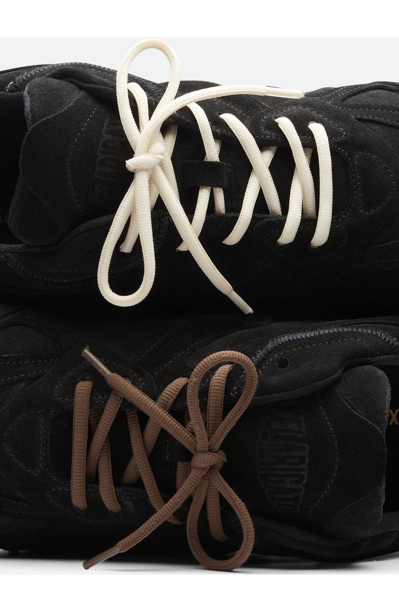 Axel Arigato Slow Suede Runner - Women's, Alternate, color, Black/Dark Gum