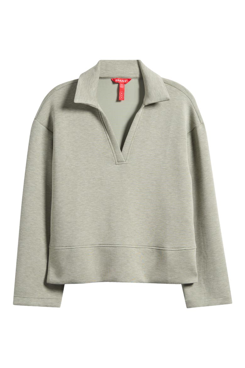 AirEssentials Polo Sweatshirt, Alternate, color, SAGE BRUSH HEATHER