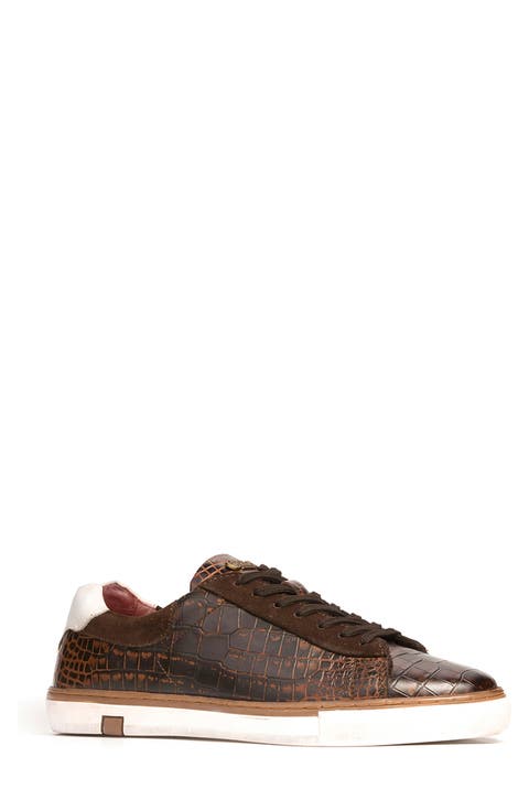 Walker Reptile Embossed Sneaker (Men)