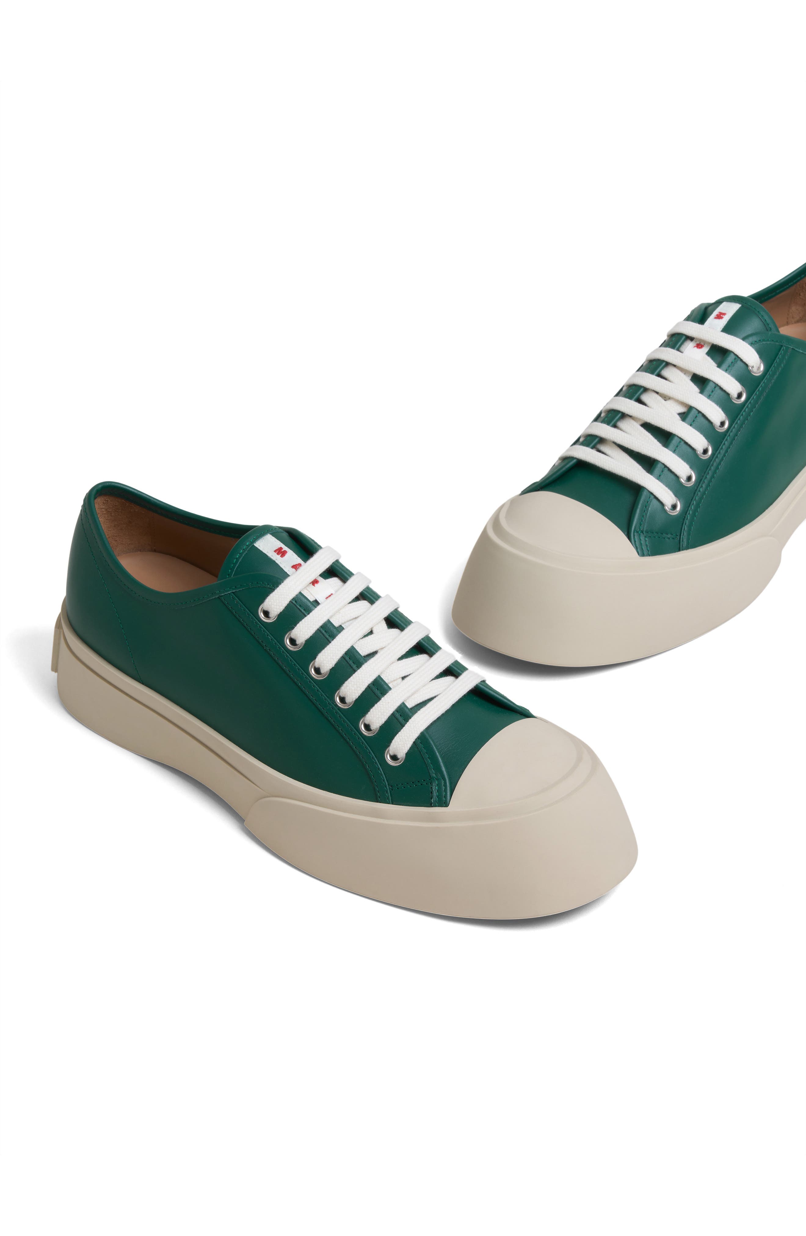 Marni Pablo Low Top Sneaker, Alternate, color, Forest Green