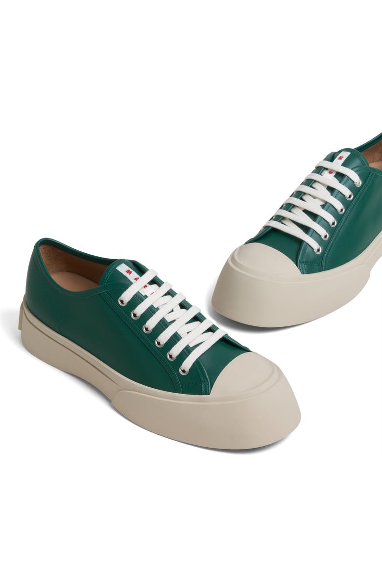 Marni Pablo Low Top Sneaker, Alternate, color, Forest Green