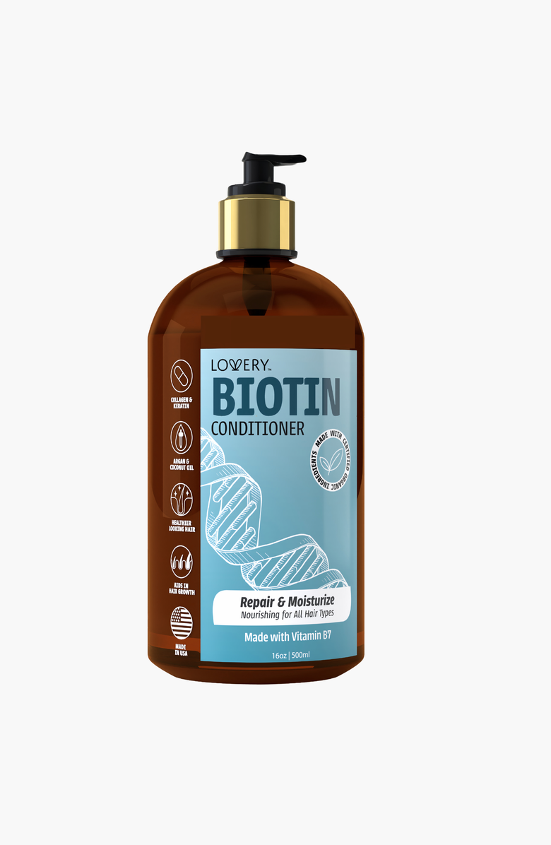 Lovery Biotin Conditioner, Main, color, NO COLOR