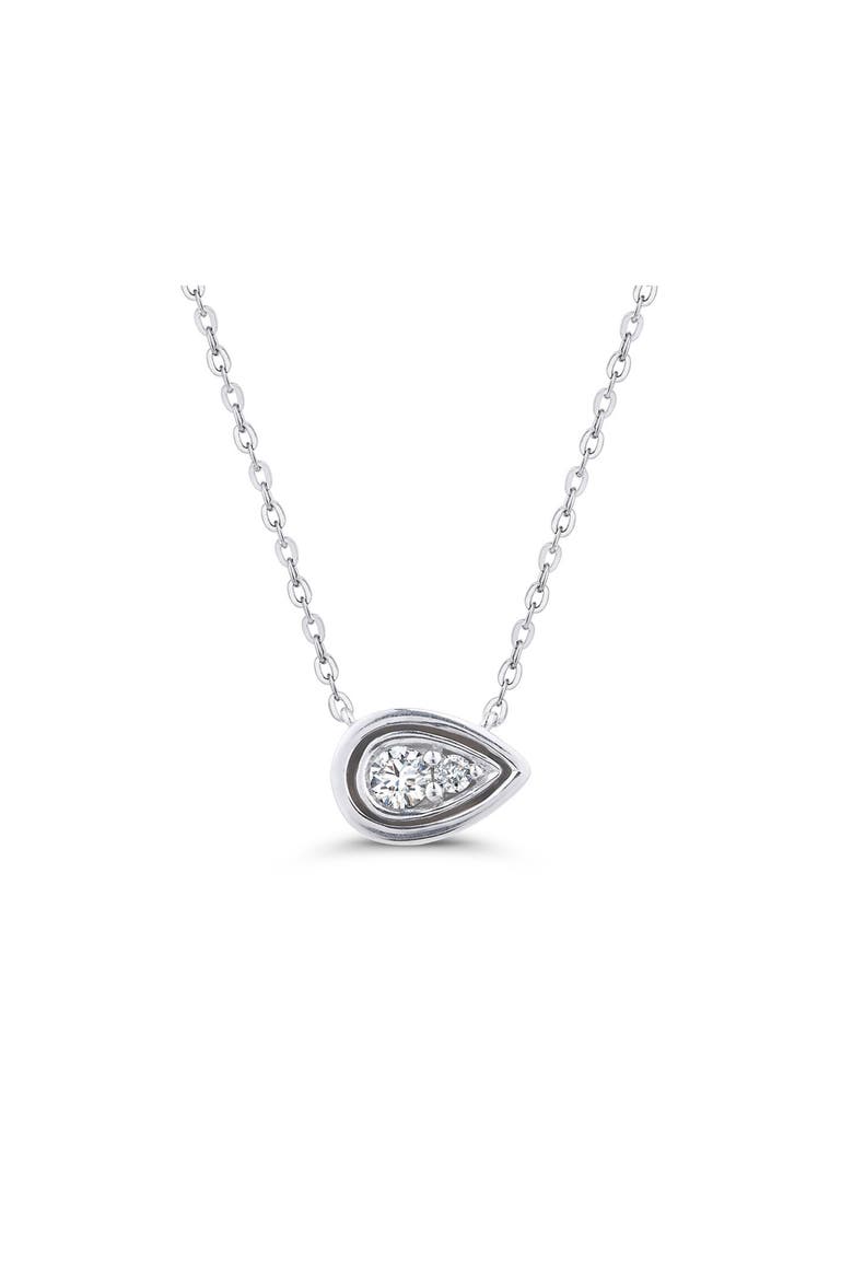 Perfect-Pear Pendant, Main, color, Silver