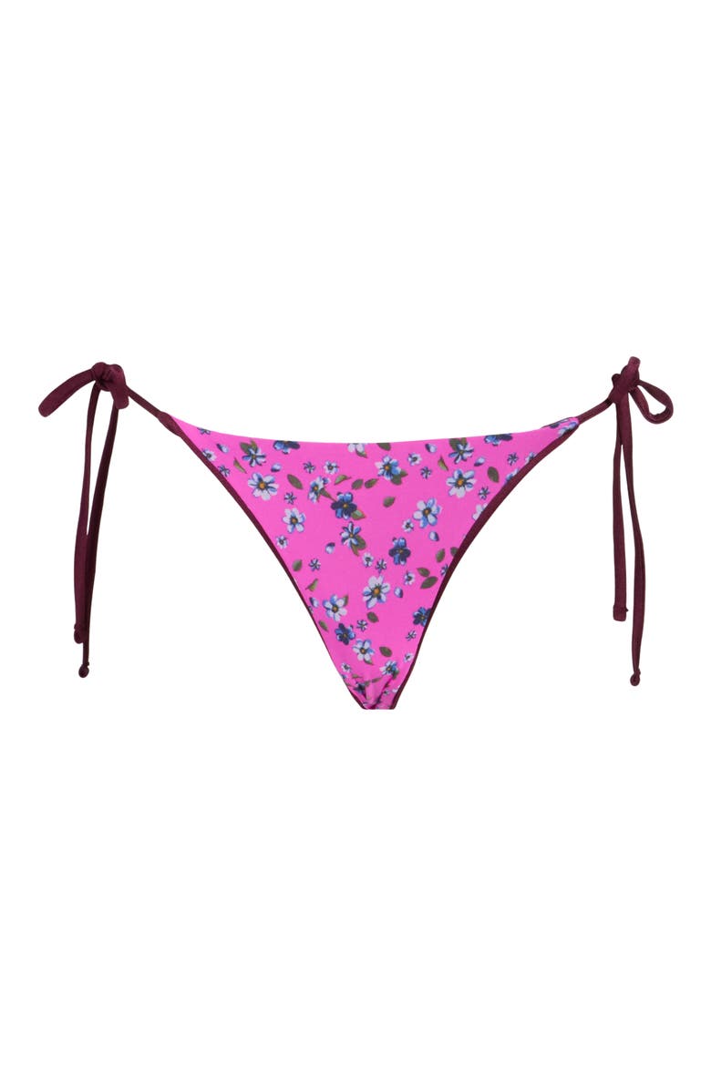 Sunning Side Tie Bikini Bottoms, Alternate, color, PINK