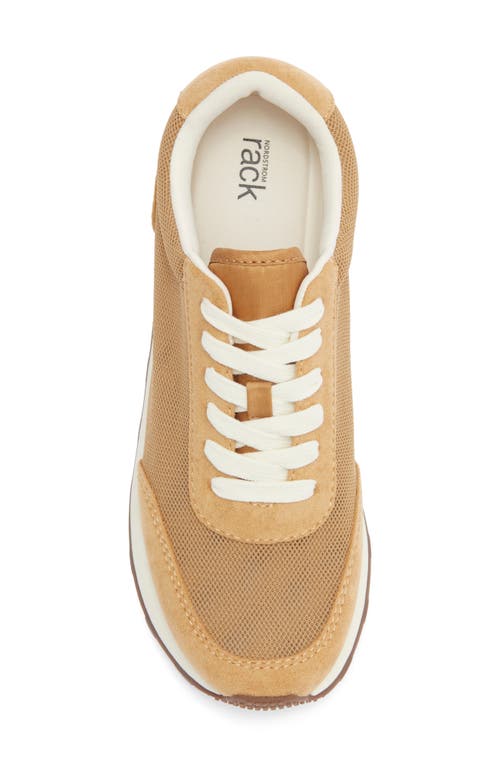Nordstrom Rack Valencia Mesh Sneaker In Brown