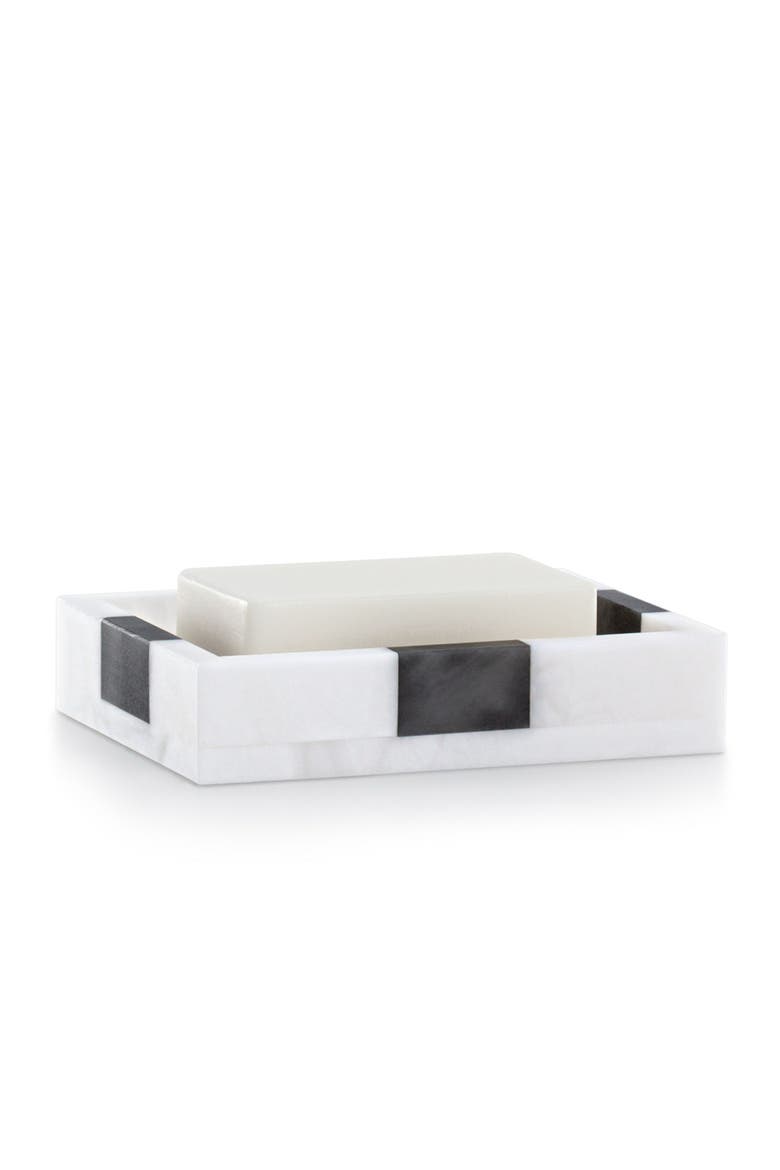 Banda Soap Dish, Main, color, WHITE