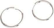 Madewell Demi-Fine Medium Hoop Earrings