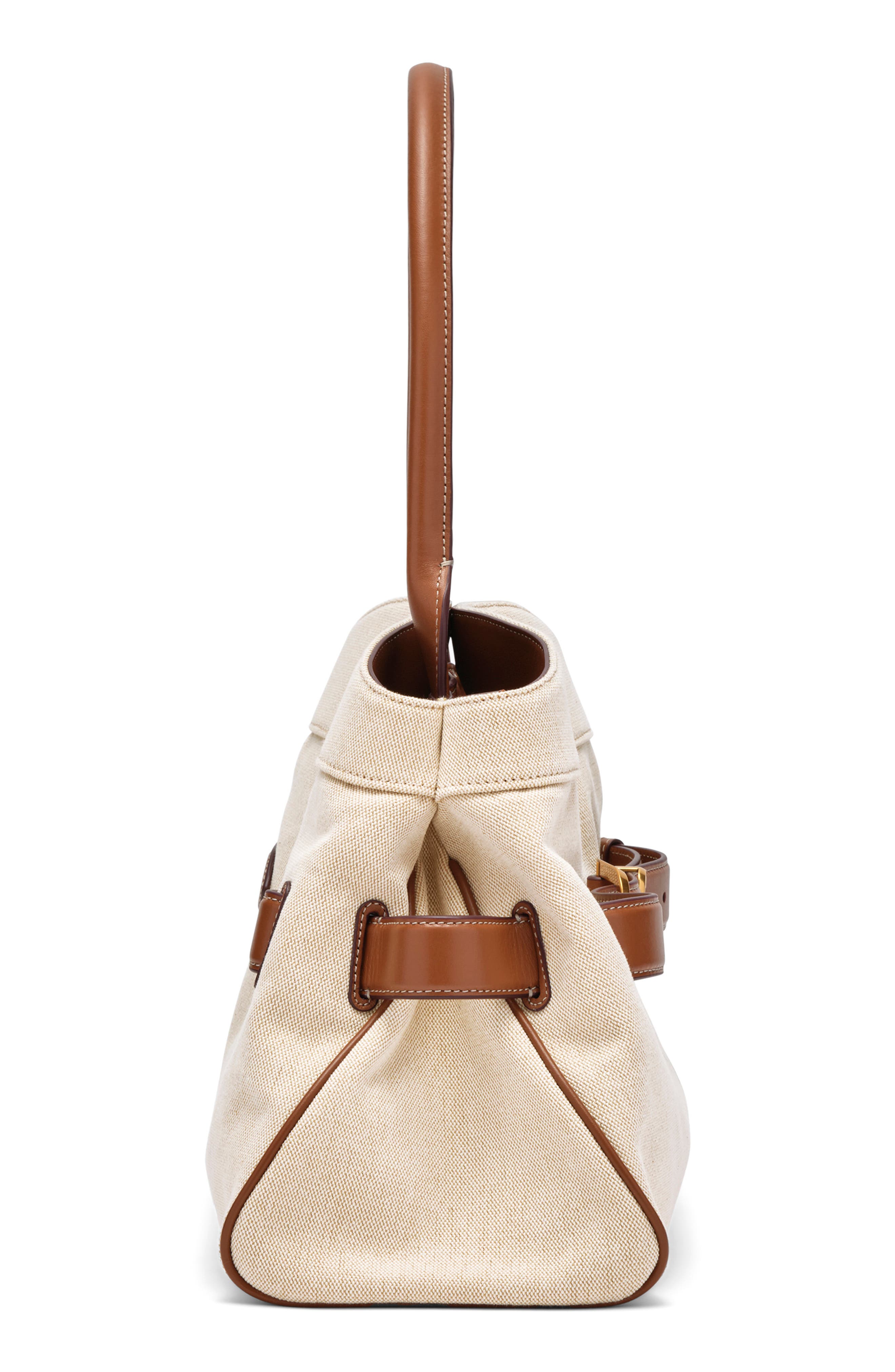 Marc Jacobs Dakota Canvas Satchel, Alternate, color, Beige/Argan Oil
