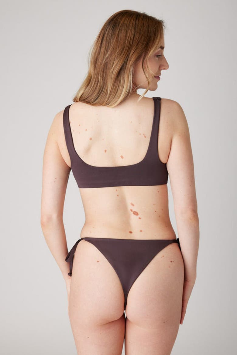 The Square Scoop Top, Alternate, color, Cocoa