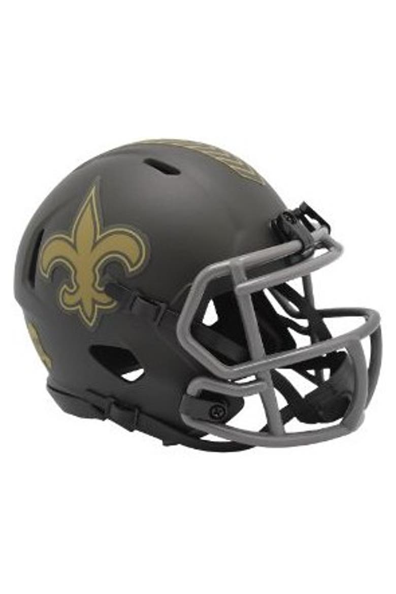 New Orleans Saints 2025 Salute to Service Mini NFL Football Helmet, Main, color, Team Color