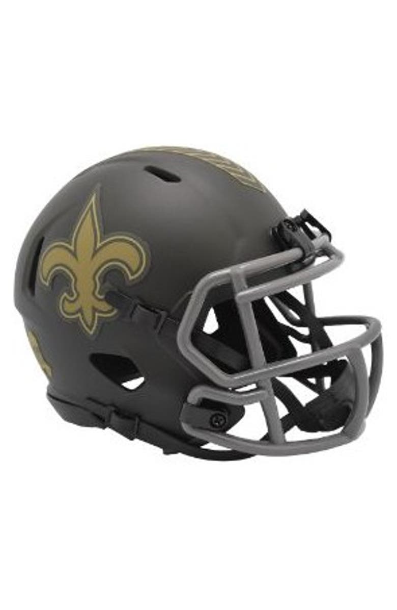 RIDDELL New Orleans Saints 2025 Salute to Service Mini NFL Football Helmet, Main, color, Team Color
