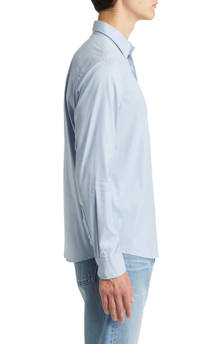 Faherty The Movement Button-Up Shirt, Alternate, color, Atlantic Sky