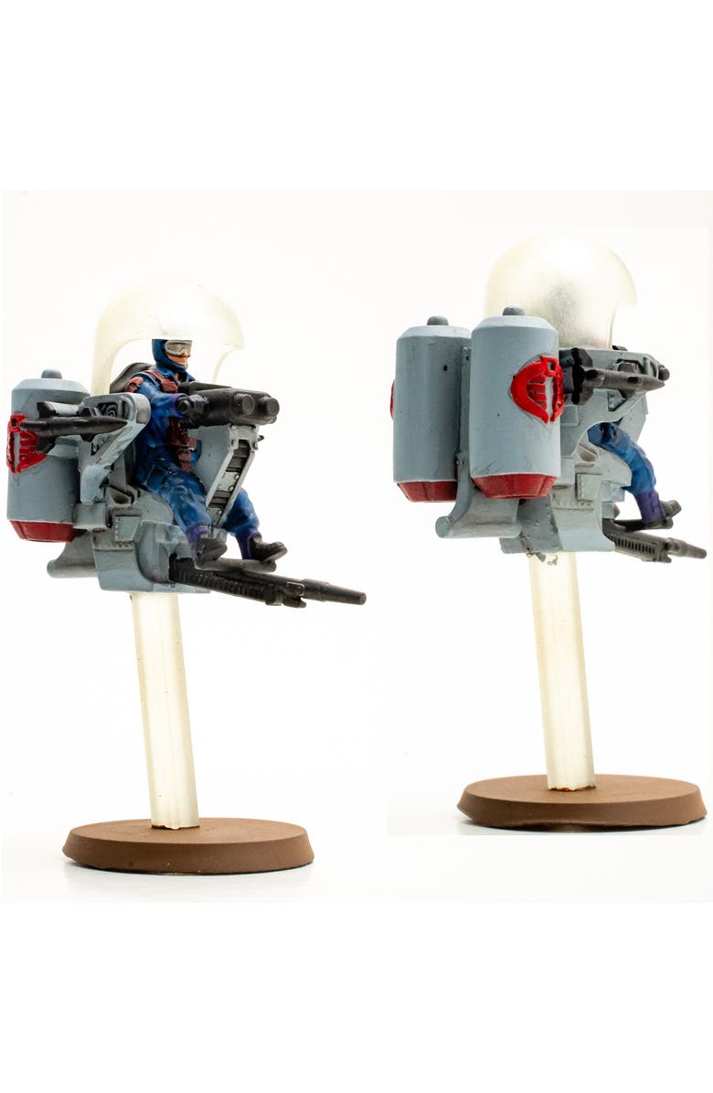 Renegade Game Studios GI JOE Heroscape, 5 Unpainted Miniatures, 2 Army Cards, Alternate, color, Multicolored