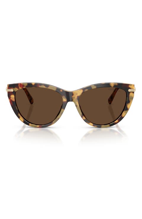 55mm Cat Eye Sunglasses