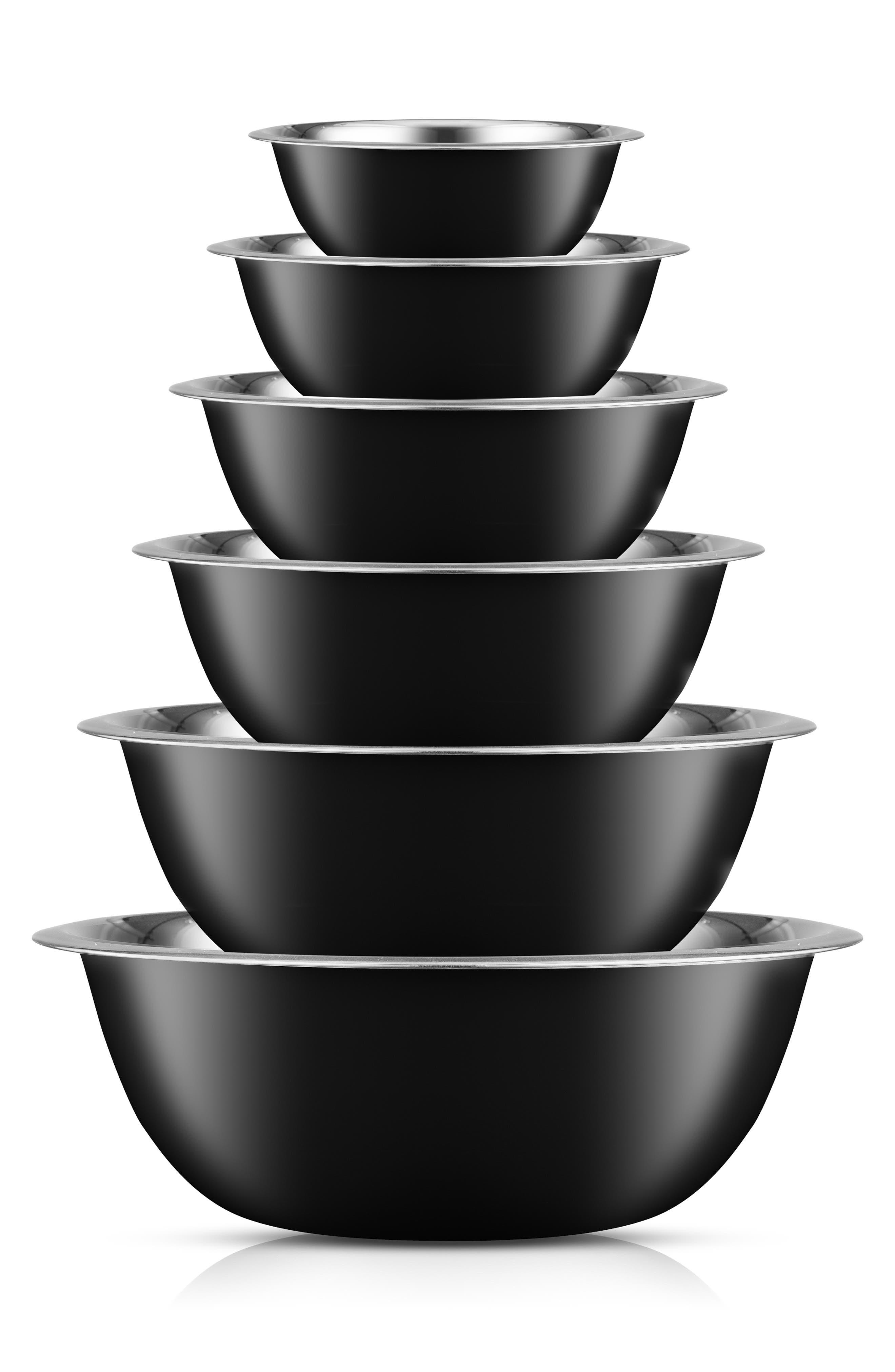 JoyJolt Stainless Steel Mixing Bowls - Set of 6