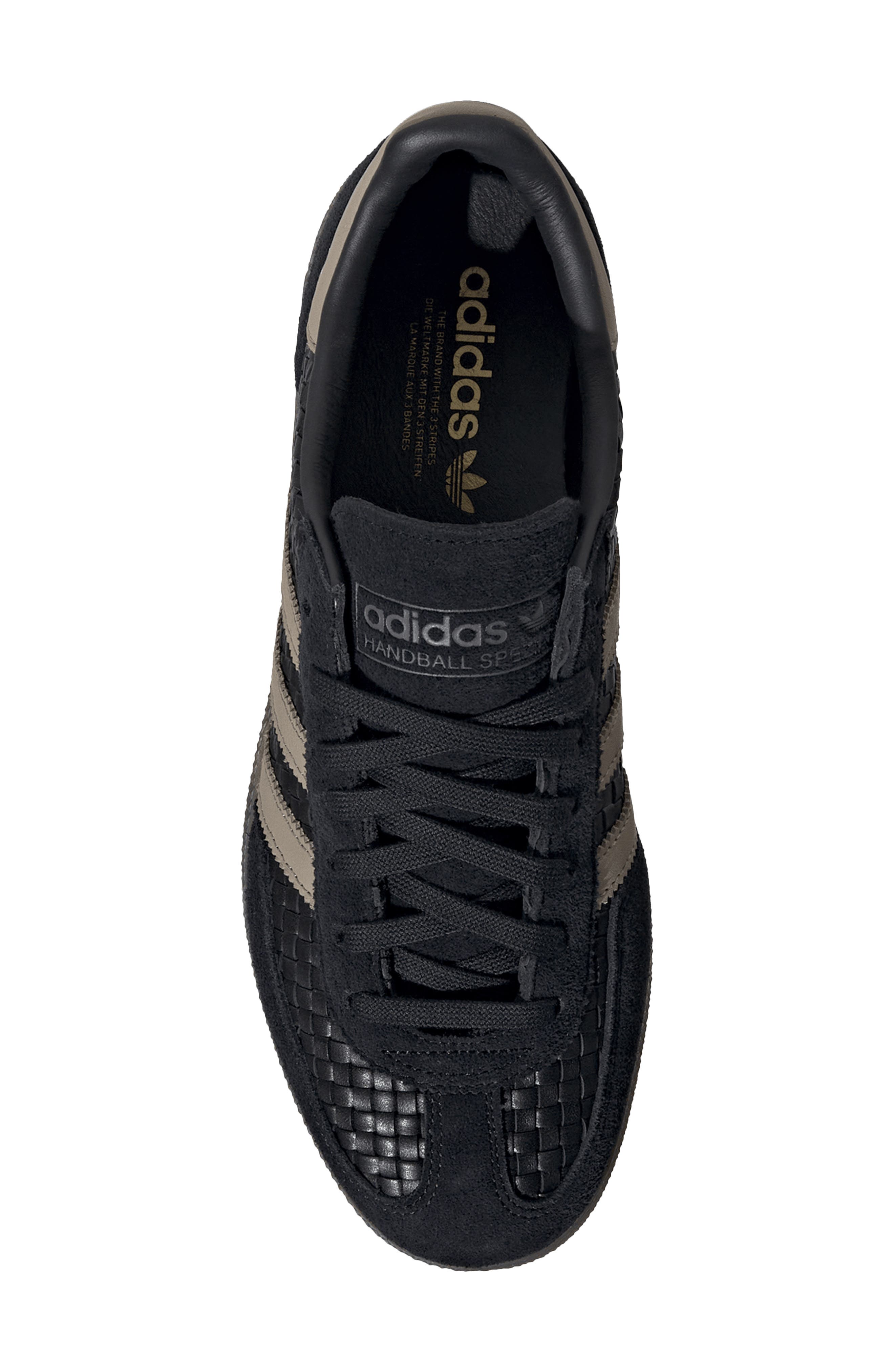 adidas Gender Inclusive Handball Spezial Sneaker, Alternate, color, Core Black/ Trace Khaki/ Gum5