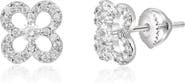 Donatello Gian Sterling Silver Pave Earrings