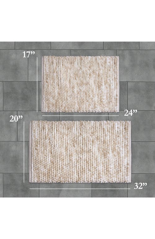 French Connection Space Dye Set Of 2 Bath Mats