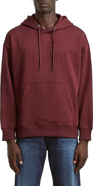 G-STAR Embroidered Heavyweight Fleece Hoodie