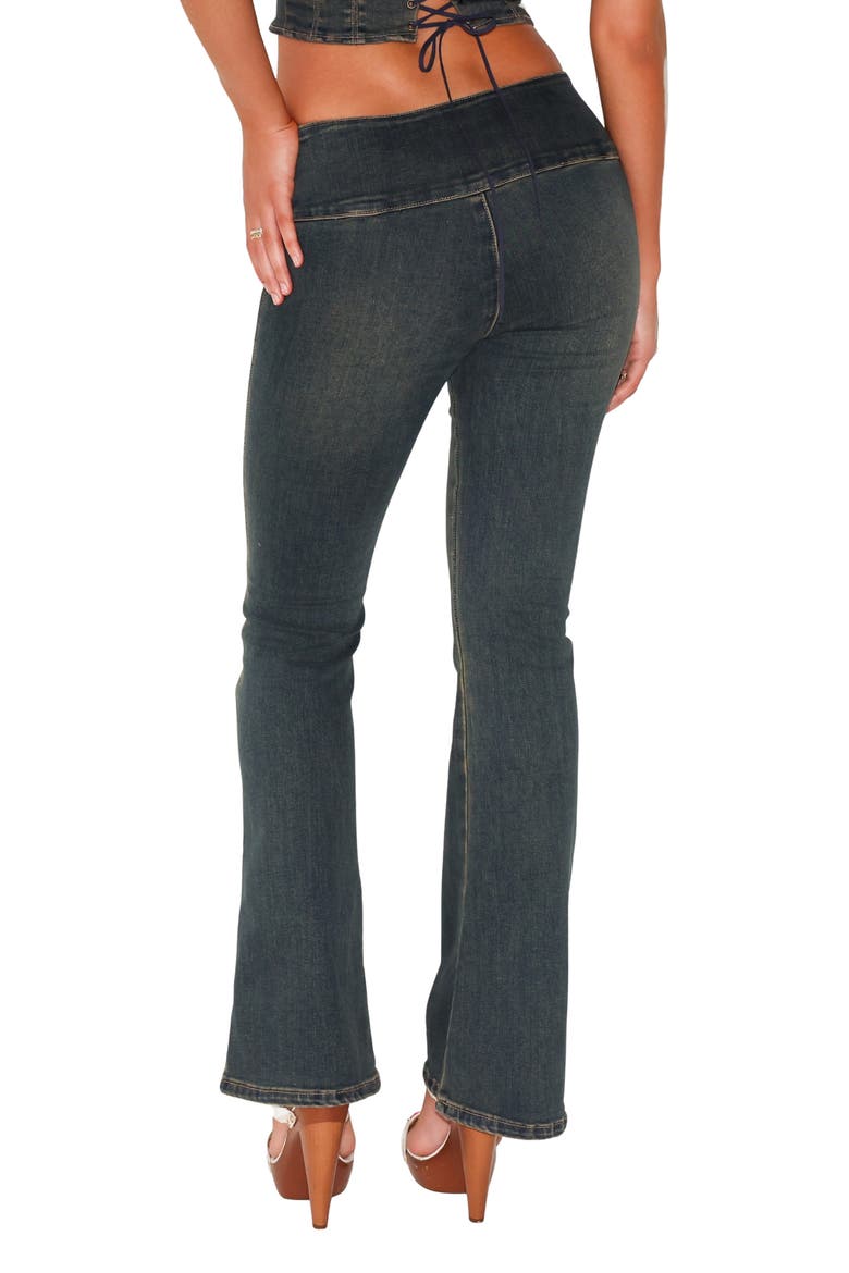 Riona Flare Jeans, Alternate, color, MID WASH