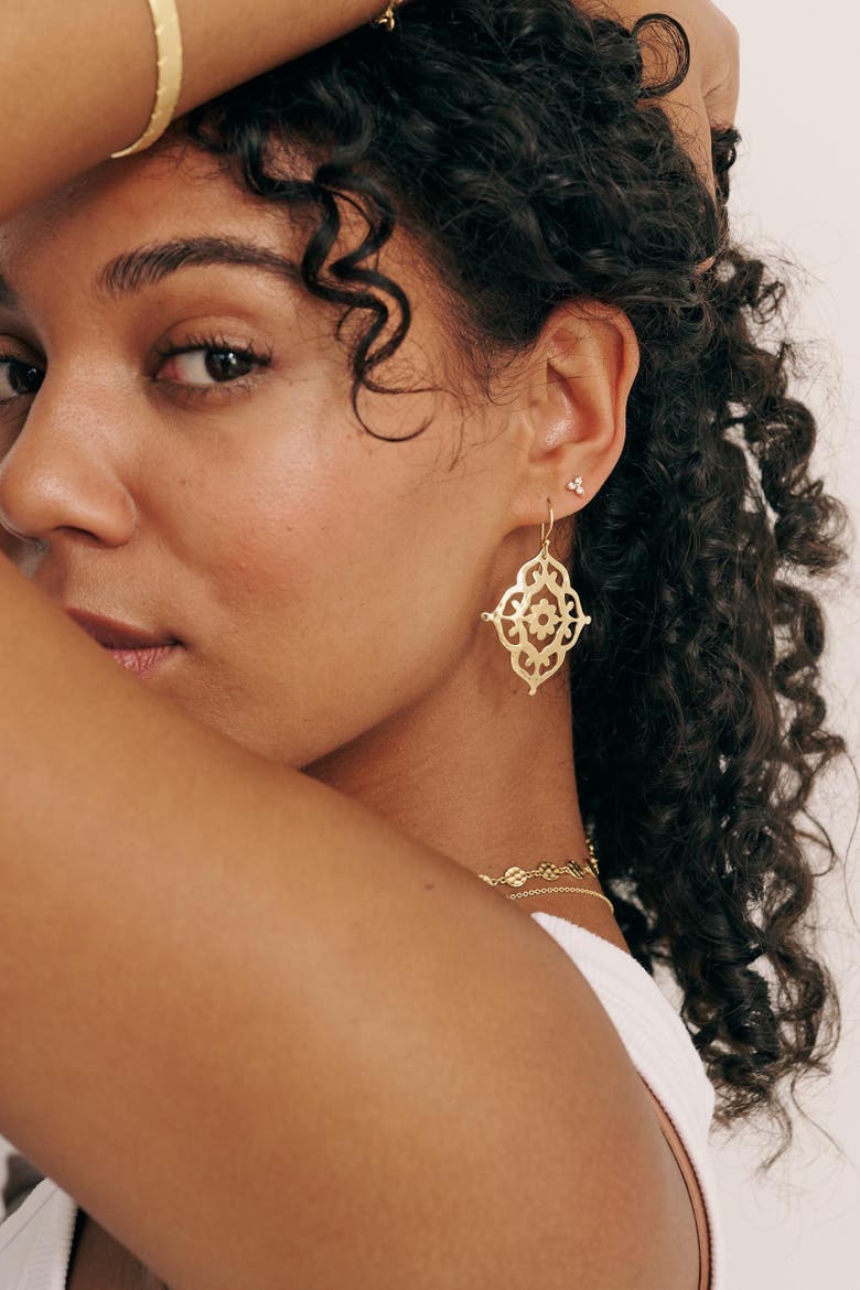 Gypsi Earrings, Alternate, color, Yellow Gold