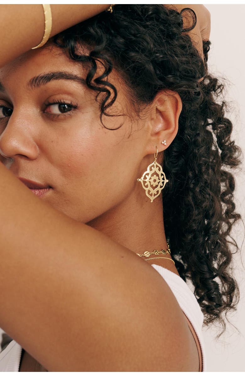 Murkani Gypsi Earrings, Alternate, color, Yellow Gold