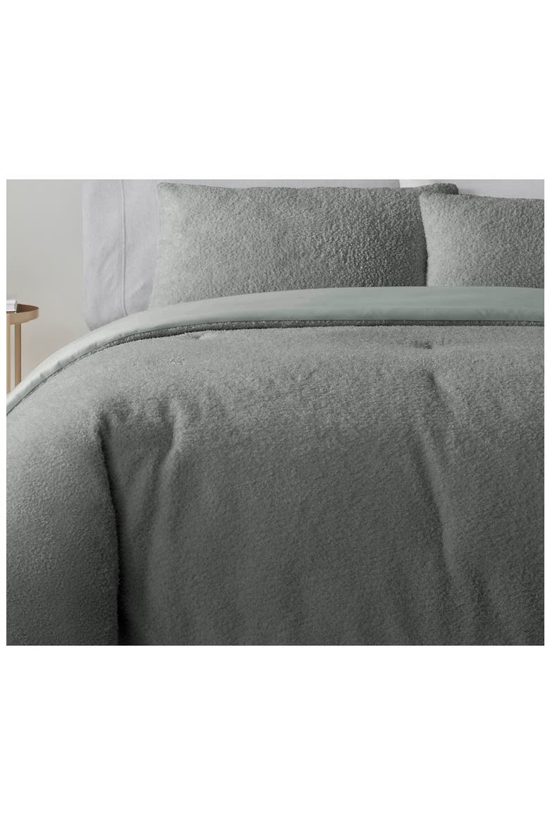 Cloud Warm Comforter Set, Alternate, color, WARM CHARCOAL