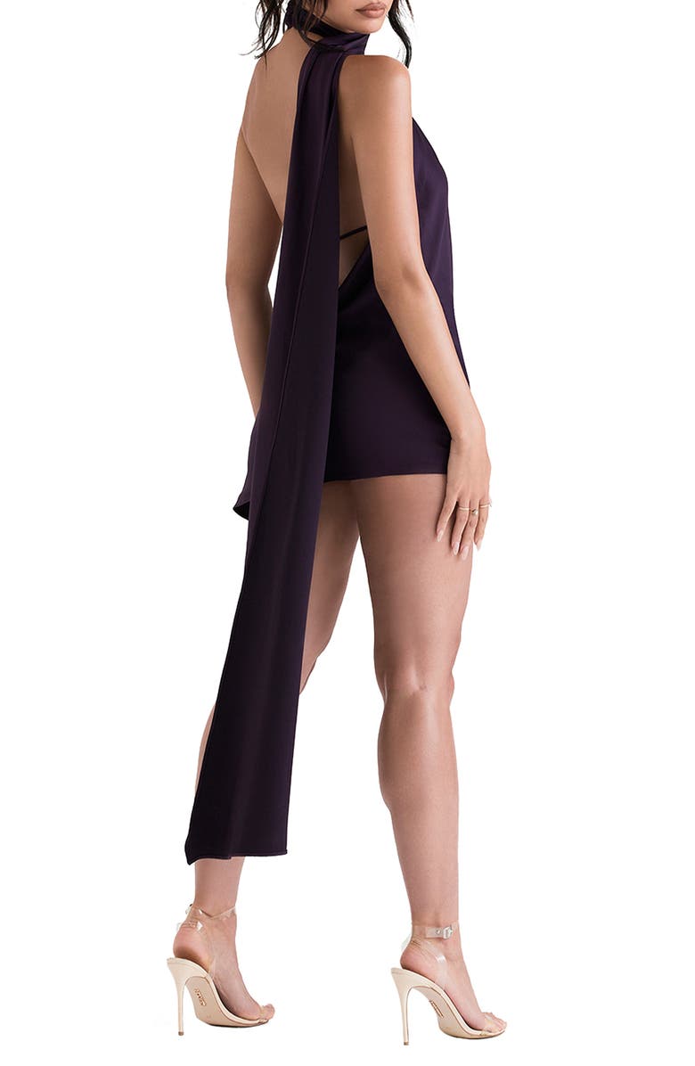 HOUSE OF CB Aida Satin Minidress, Alternate, color,