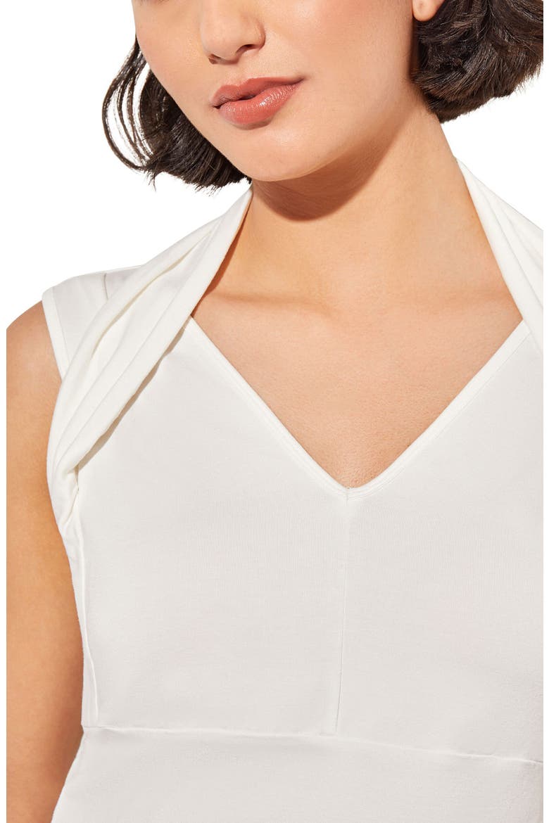 V-Neck Halter Tank, Alternate, color, WHITE