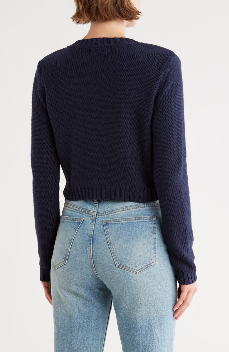 Blu Pepper Pocket Cardigan, Alternate, color, Navy