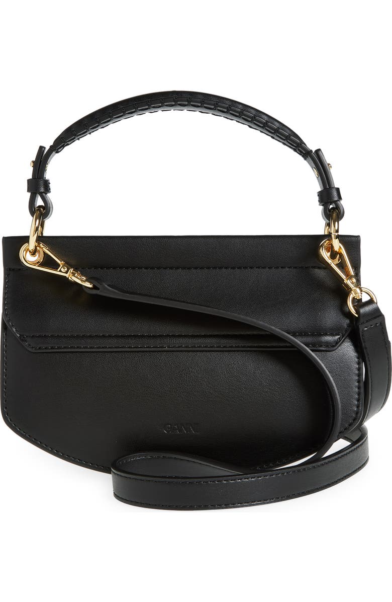 Ganni Apo-G Leather Crossbody Bag, Alternate, color,