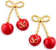 Valentino Garavani Chez Valentino Cherryfic Drop Earrings
